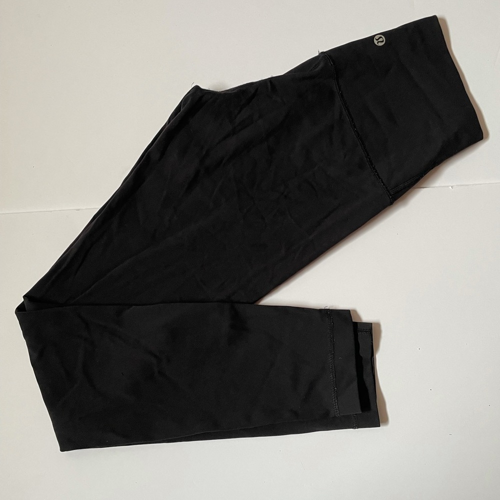Black LuLu Lemon Leggings size 06